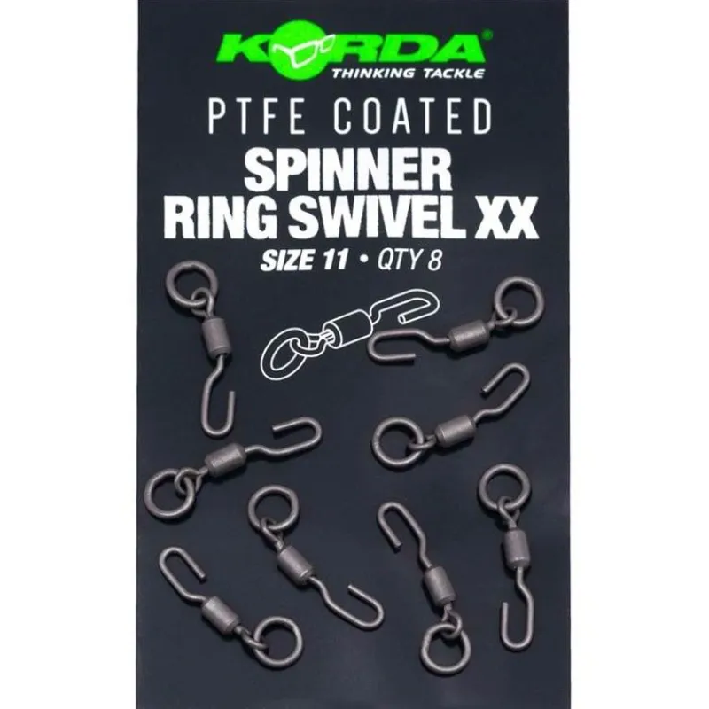 Korda Émerillon Ptfe Spinner Ring Swivel Xx * Montages Carpe