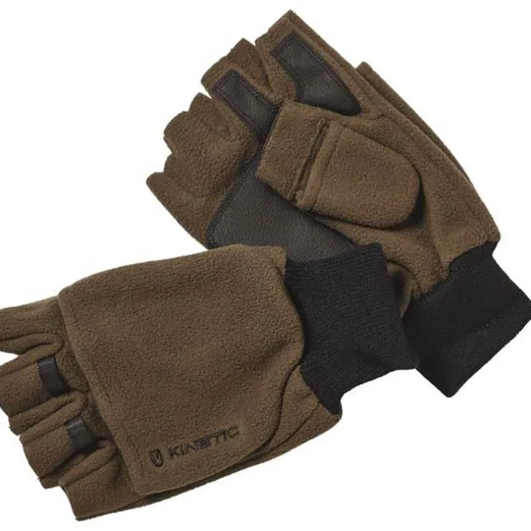 Mitaines Kinetic Wind Stop Polaire - Army Green