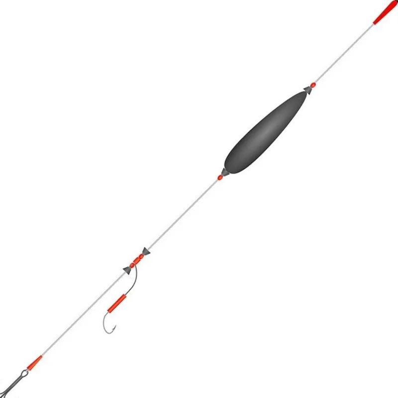 Mikado Montage Mono Catfish Set Iii Big Bait Ready Rig * Montage Silure