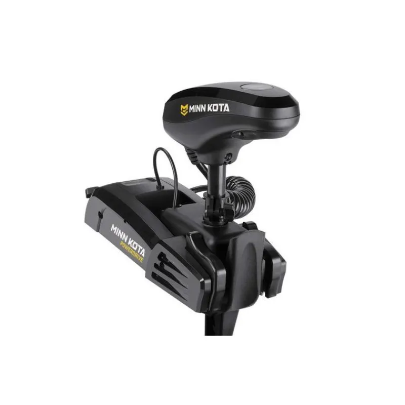 Minn Kota Moteur Electrique Powerdrive 55Lbs Bt Stotlock Gps - Avec Micro Télécomamnde Et Sonde Dsc * Moteurs Électriques Bateau