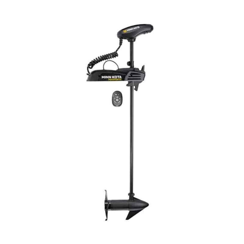 Minn Kota Moteur Electrique Powerdrive 55Lbs Bt Stotlock Gps - Avec Micro Télécomamnde Et Sonde Dsc * Moteurs Électriques Bateau