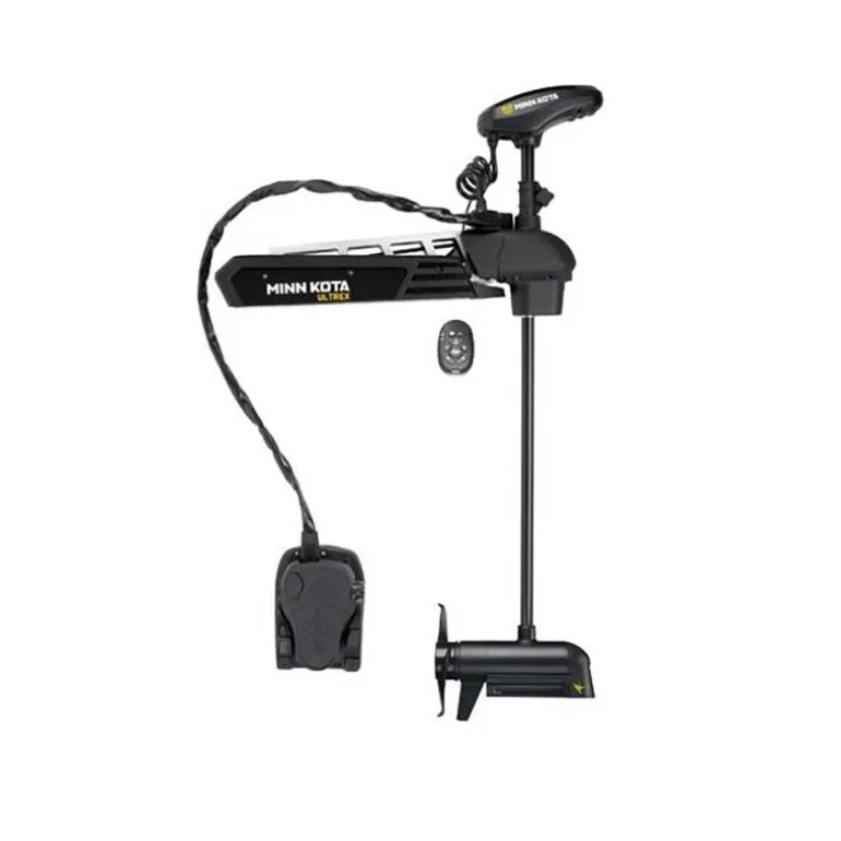 Moteur Electrique Minn Kota Ultrex 80Lbs Gps Avec Pédale À Câble Micro Télécommande Et Sonde Intégrée Dsc