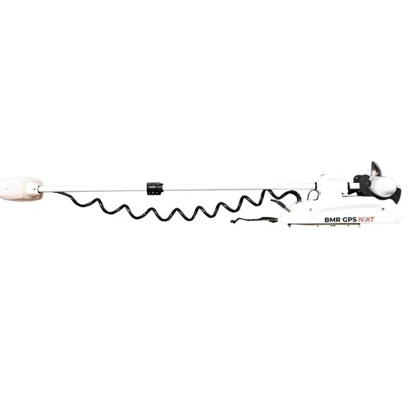 Rhino Moteur Électrique Bmr Gps Nxt 65Longshaft 12V ElectricOutboard Motor White * Moteurs Électriques Bateau