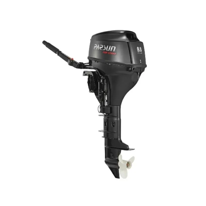 Parsun Moteur Thermique F9.8Bwl - 9.8Cv - Arbre Long Barre Franche Démarrage Électrique * Moteurs Thermiques Bateau