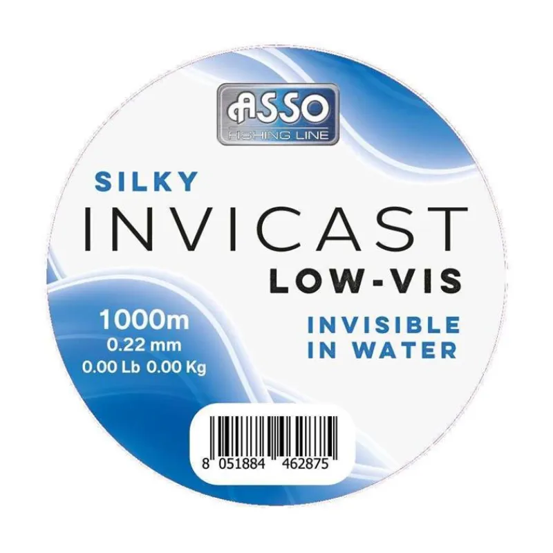 Asso Nylon Invicast - 1000M * Fils - Tresses Carpe|Tresses - Fils - Bdl Mer