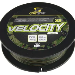 Carp Spirit Nylon Velocity Xs Lo-Vis Camo - 1200M * Fils - Tresses Carpe