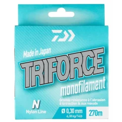 Daiwa Nylon Triforce Clear * Fils - Tresses Carpe|Fils - Tresses - Bdl Carnassier