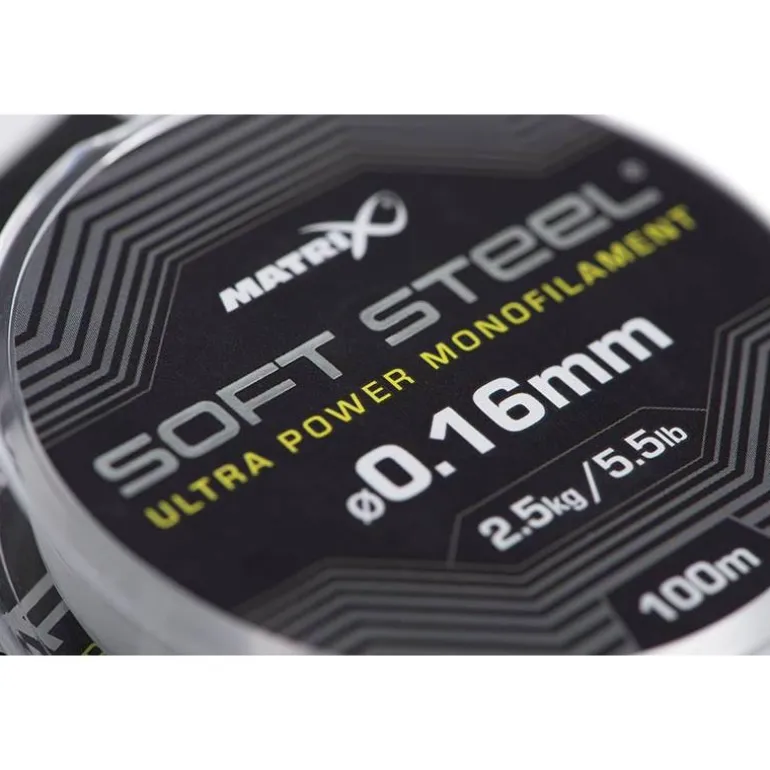 Nylon Fox Matrix Soft Steel Ultra Power Monofilament - 100M