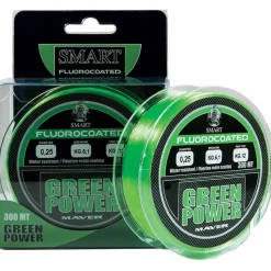 Maver Nylon Green Power Fluorine - 300M * Tresses - Fils - Bdl Mer