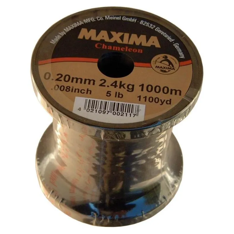 Maxima Nylon Chameleon - 1000M * Fils - Tresses Carpe|Fils - Tresses - Bdl Carnassier