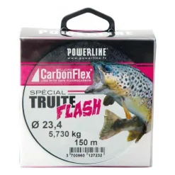 Nylon Powerline Carbonflex Fluoro Truite Flash - 150M
