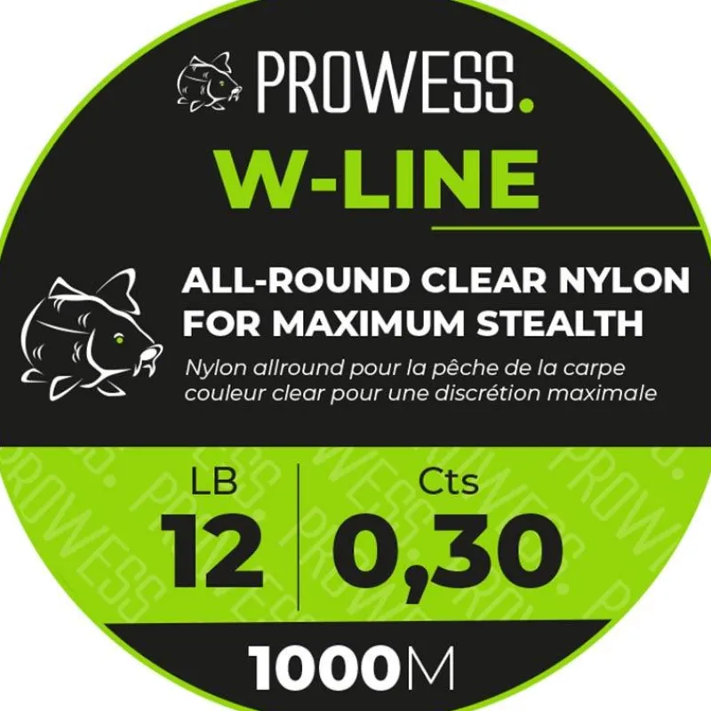 Prowess Nylon W-Line - 1000M * Fils - Tresses Carpe