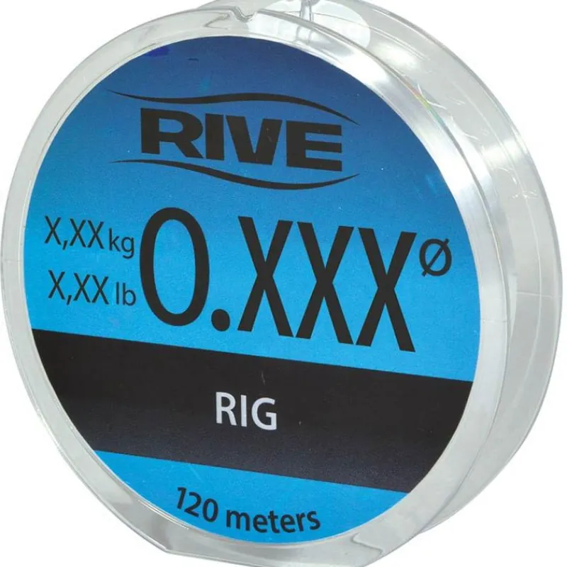 Rive Nylon Rig Line - 120M * Fils - Tresses Coup & Anglaise