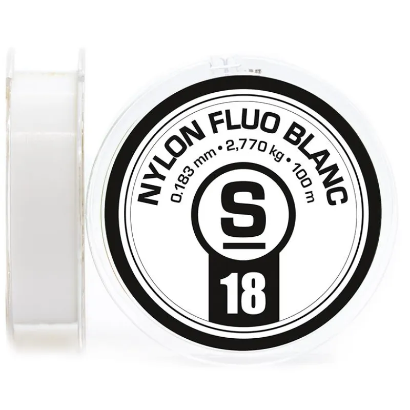 Sempe Nylon Fluo Blanc * Fils Mouche|Fils Truite