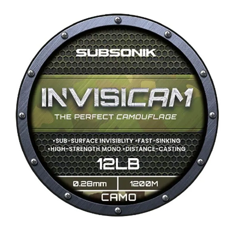 Sonik Nylon Sub Invisicam - 1200M * Fils - Tresses Carpe