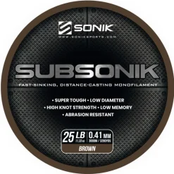Sonik Nylon Sub - Marron - 3M * Fils - Tresses Carpe