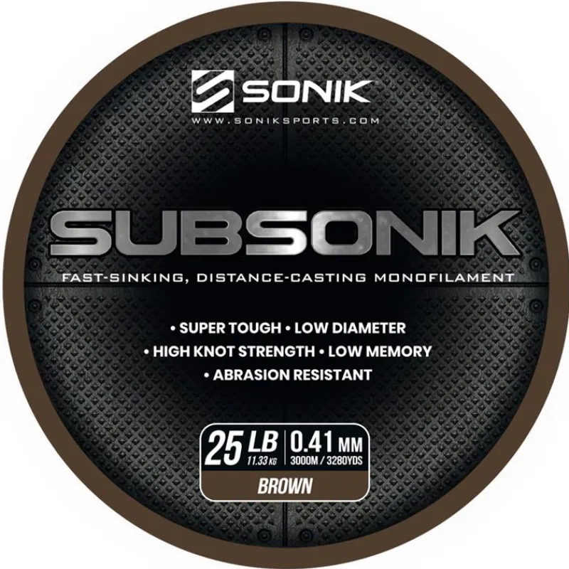 Sonik Nylon Sub - Marron - 3M * Fils - Tresses Carpe