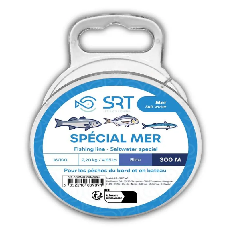 SRT Nylon Special Mer Bleu - 300M * Tresses - Fils - Bdl Mer