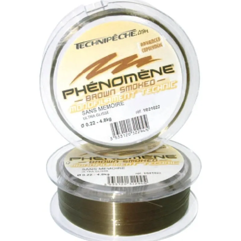 Technipêche Nylon Phenomene Brown Smoked * Fils - Tresses Carpe