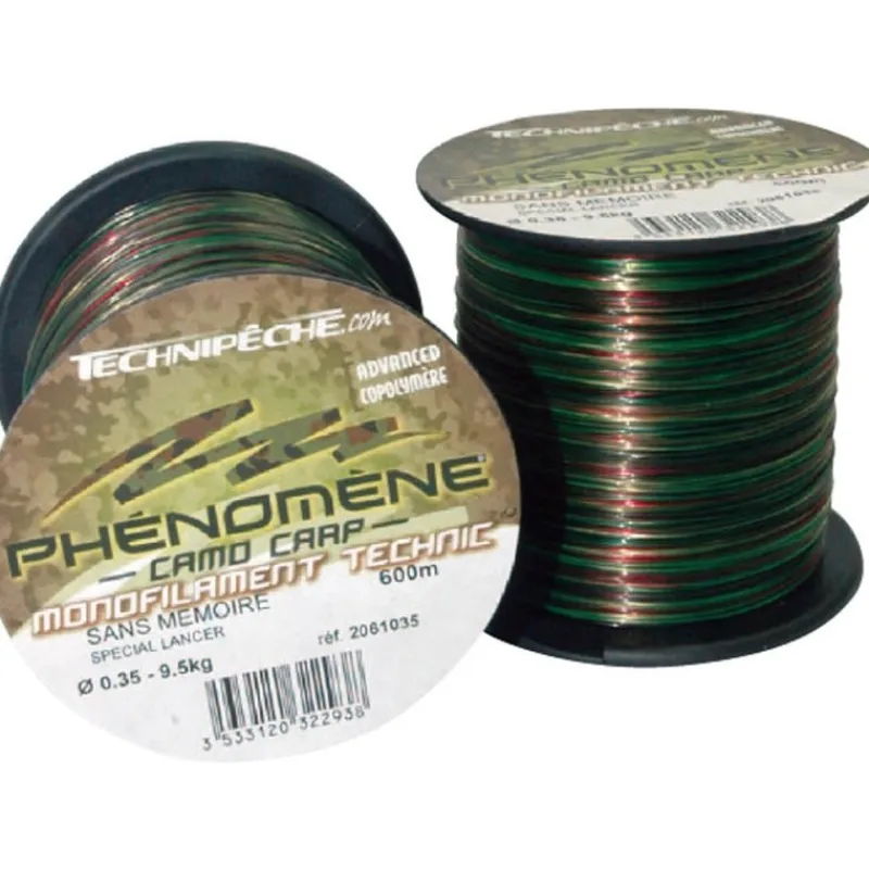 Technipêche Nylon Phenomene Camou * Fils - Tresses Carpe