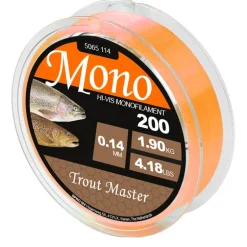 Nylon Trout Master Hi-Vis Mono - Orange - 200M
