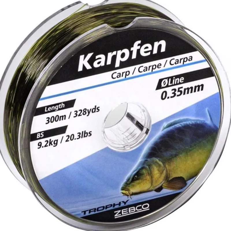 Zebco Nylon Trophy Karpfen * Fils - Tresses Carpe