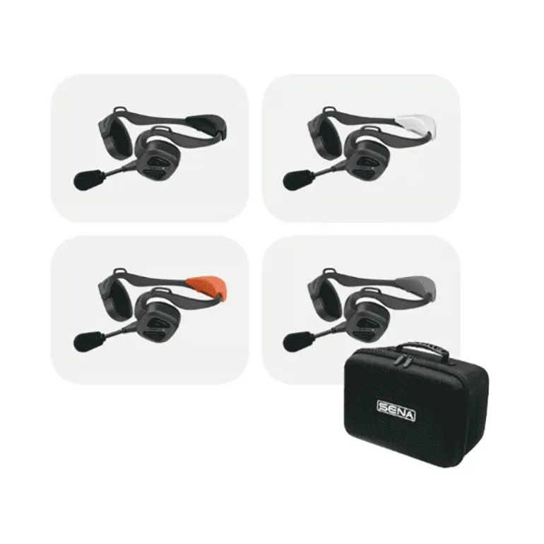 Pack De Quatre Casques Bosun Quad Sena Complets