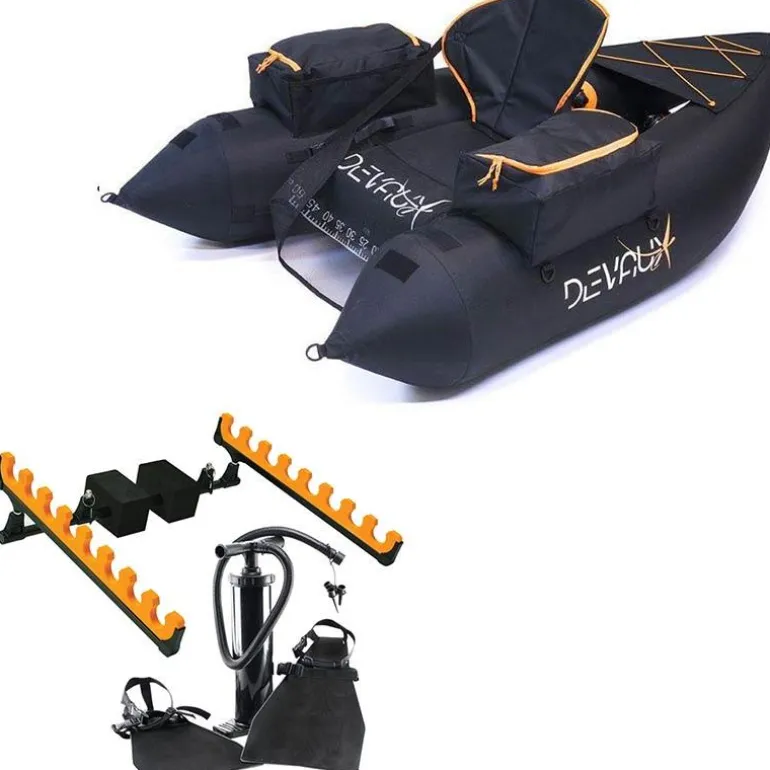 Pack Float Tube Devaux Kayak Tube Cap-V2000 Noir