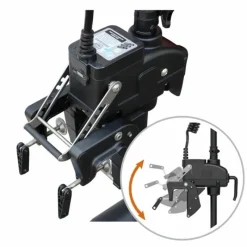 Haswing Pack Moteur Cayman B 55Lbs + Pédale De Direction Et Plaque Quick Release * Moteurs Électriques Bateau