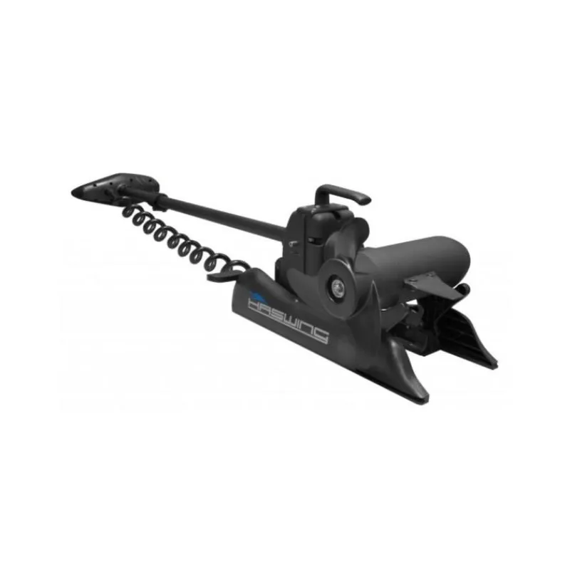 Haswing Pack Moteur Cayman B 55Lbs + Pédale De Direction Et Plaque Quick Release * Moteurs Électriques Bateau