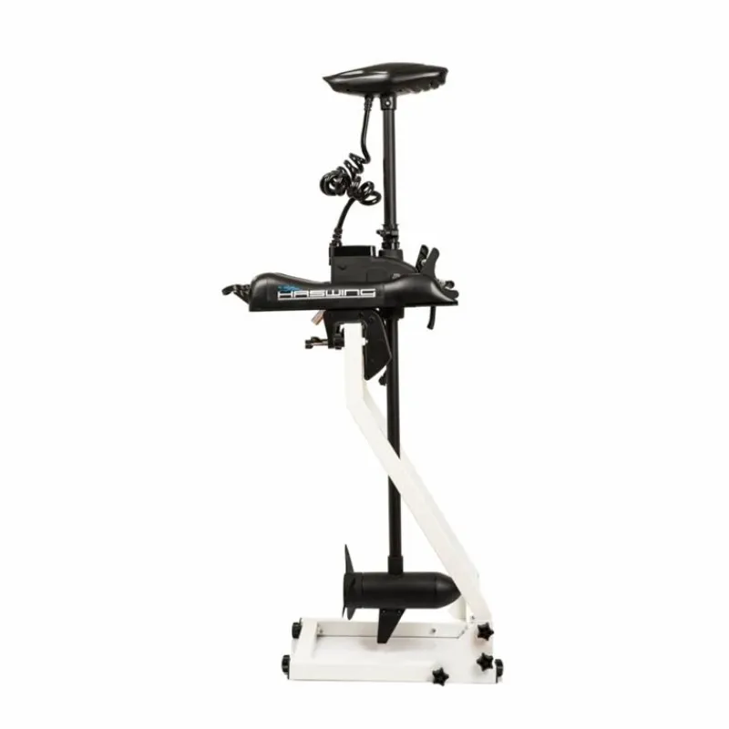 Haswing Pack Moteur Cayman B55lbs 12V Avec Pédale Sans Fil, Télécommande, Plaque Quick Release Et Batterie Lithium 12V5amp + Chargeur * Moteurs Électriques Bateau