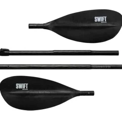 Pagaie Kayak Swift Egalis Fibre Carbone Vario Démontable 4 Parties E.Lock