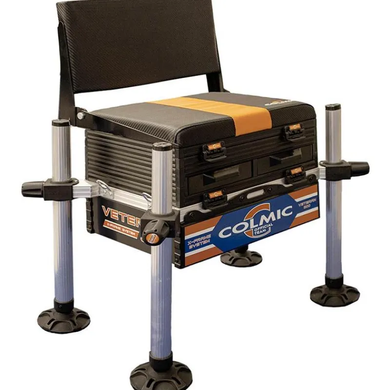 Colmic Panier Siège Veteran 3 + Back * Stations - Paniers Sièges