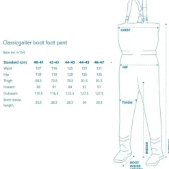 Kinetic Pantalon De Wading Classic Gaiter - Olive * Wading|Wading