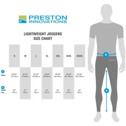 Preston Innovations Pantalon Homme Lightweight Joggers - Noir * Pantalons, Salopettes & Shorts