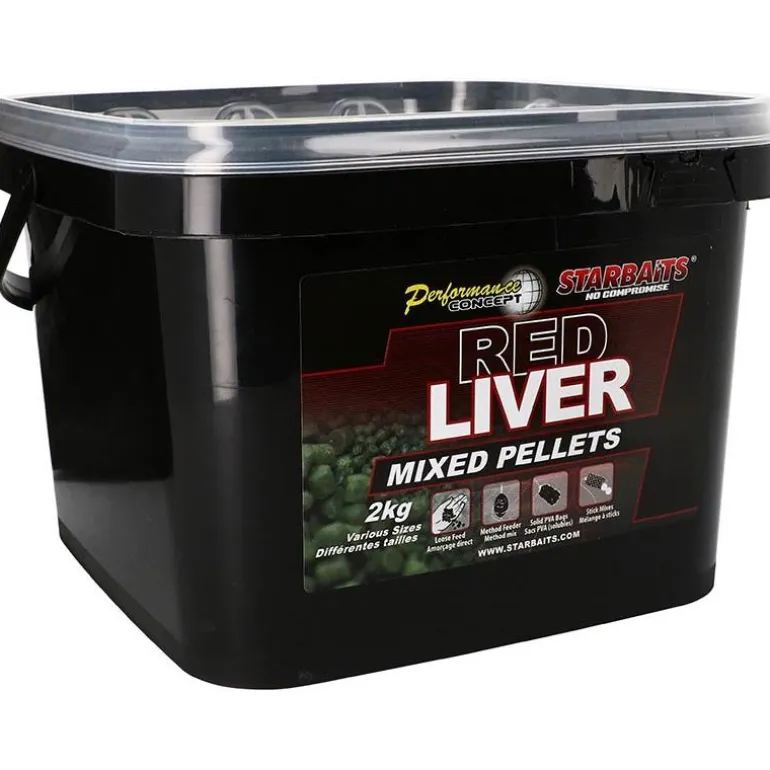 Pellet Starbaits Performance Concept Red Liver Pellets Mixed