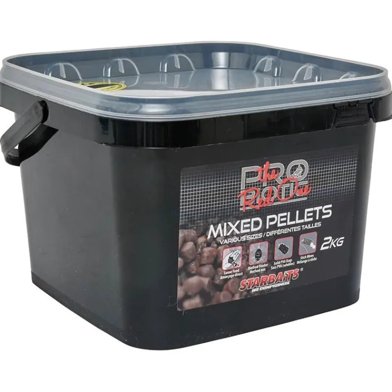 Starbaits Pellet Probiotic Red Pellets Mixed * Appâts Carpe