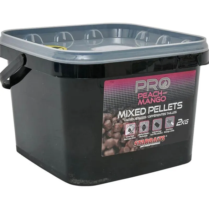 Starbaits Pellet Pro Peach & Mango Pellets Mixed * Appâts Carpe