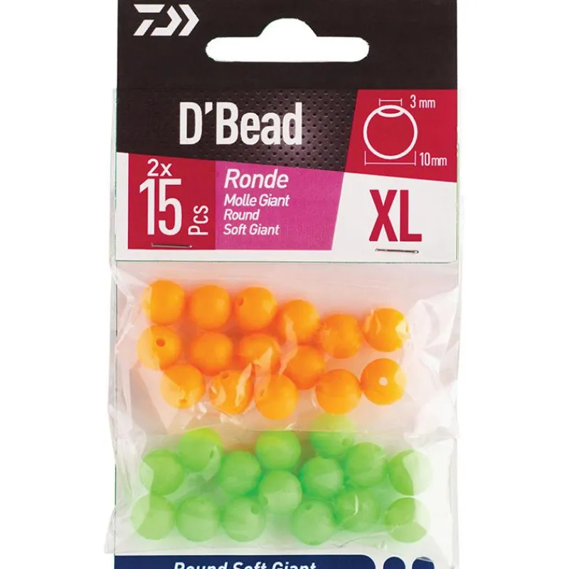 Daiwa Perle D'bead Giant Ronde Molle Xl * Montage Ligne