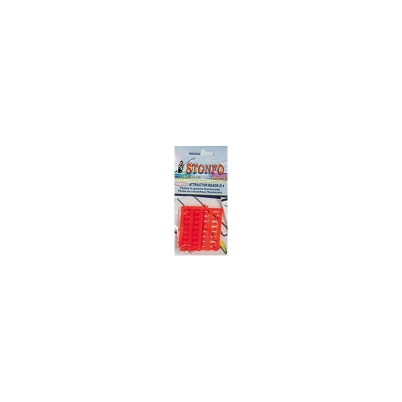 Stonfo Perle Caoutchouc Fluorescente * Montage Ligne
