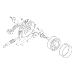 Peerless Bam Pieces Detachees Pour Moulinet Truite Ritma 72 D Et 73 D * Moulinets Truite