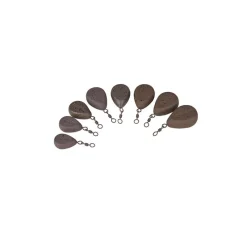 Pole Position Plomb Carpe Flat Pear Swivel Lead * Montages Carpe