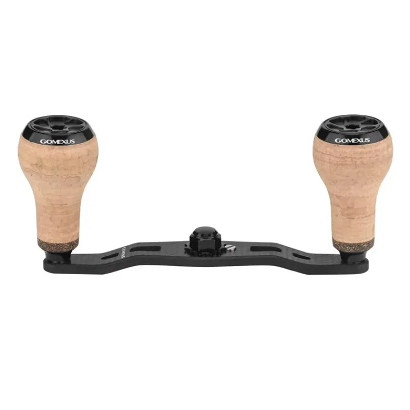 Gomexus Poignée Pour Moulinet Carbon Handle For Baitcasting Reel With Cork Knob Dc-Ca27 * Moulinets Carnassier