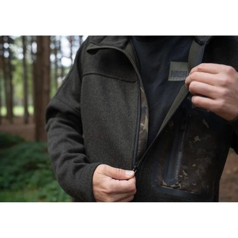 Nash Polaire Homme Zero Tolerance Nordic Fleece Zipped Jumper - Camo * Sweats & Polaires