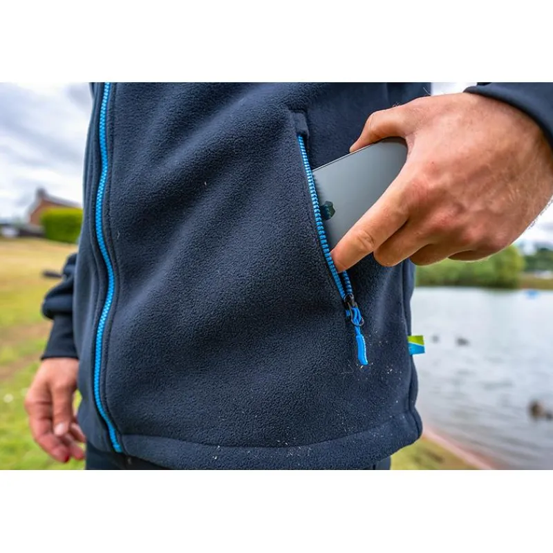 Preston Innovations Polaire Homme Windproof Fleece Jacket - Noir * Sweats & Polaires