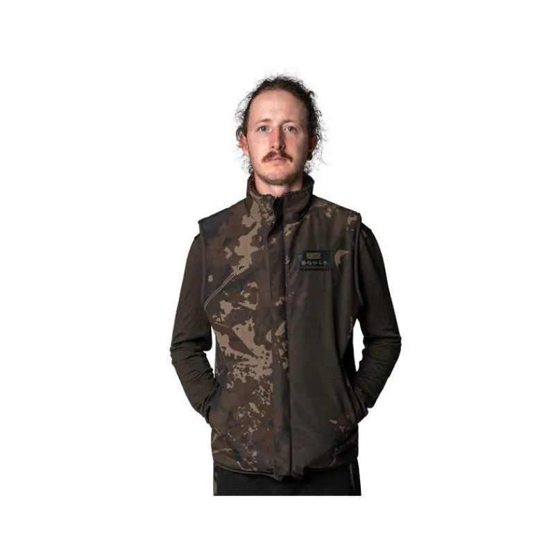Nash Polaire Sans Manche Homme Zero Tolerance Sherpa Fleece Reversible Body Warmer - Camo * Sweats & Polaires
