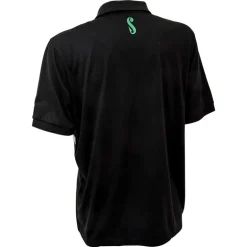Polo Homme Sensas Stripes - Noir
