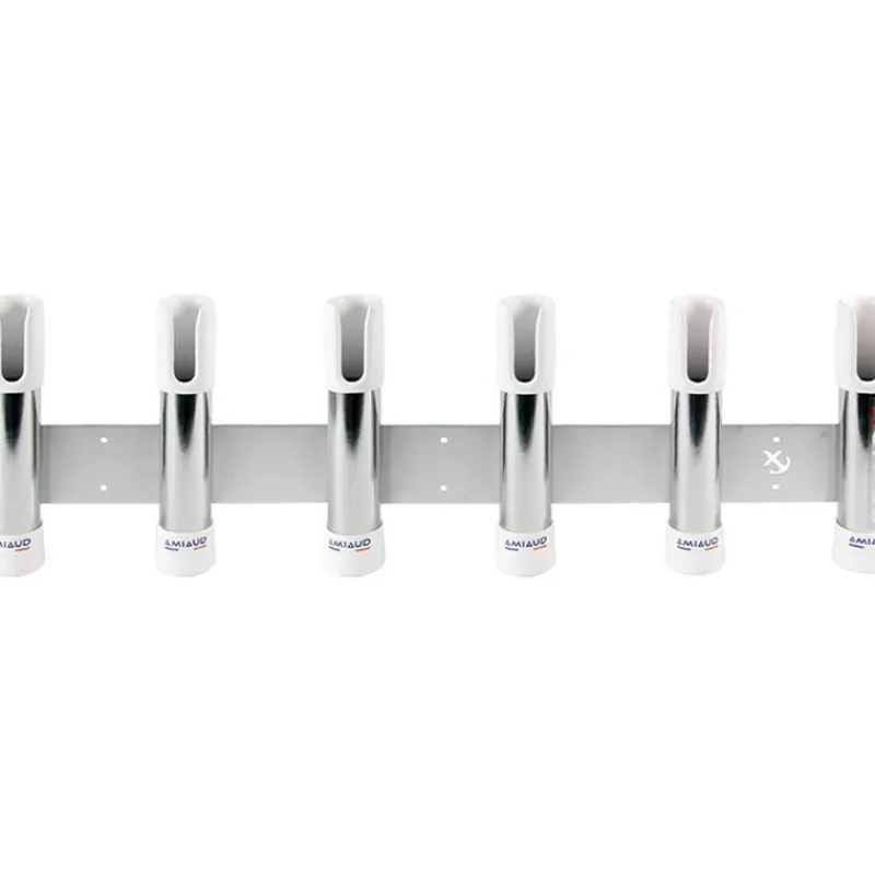 Seanox Porte Canne Inox Embout Fendu 6 Cannes * Equipements Bateau & Annexe