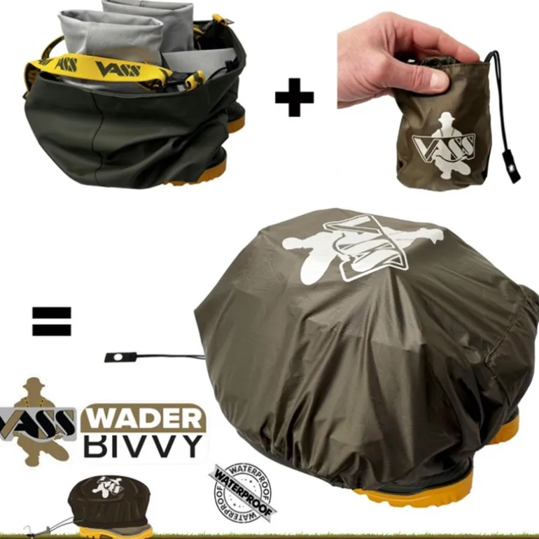 Protection Waders Vass Bivvy Kaki Green