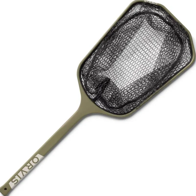 Orvis Épuisette Raquette Wide Mouth Guide Net Dusty Olive * Epuisettes - Raquettes